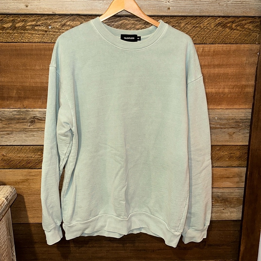 TALENTLESS Light Mint Crewneck Sweatshirt